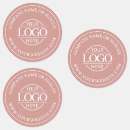 Modernes, elegantes Logo für die Rose Dusty Etiketten