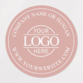 Modernes, elegantes Logo für die Rose Dusty Etiketten (Design 1)