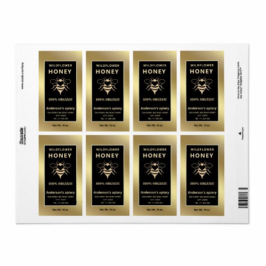 Modernes, elegantes Logo für Honigweine (Vorne)