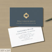 Modernes elegantes Luxus-Logo Visitenkarte