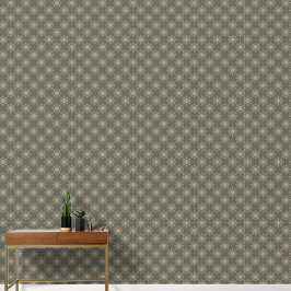 Modernes, elegantes Mandala-Blume-Muster Grün Tapete