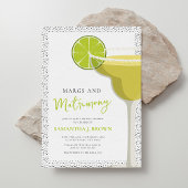 Modernes elegantes Margs- und Matrimont-Brautparty Einladung