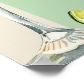 Modernes elegantes Margs- und Matrimont-Brautparty Poster (Ecke)