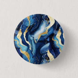 Modernes elegantes Marinemodell aus blauem Gold Ch Button