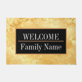 Modernes elegantes Marmorbad Willkommen Fußmatte (Vorderseite)