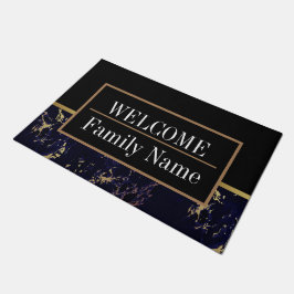 Modernes elegantes Marmorbad Willkommen Fußmatte
