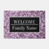 Modernes elegantes Marmorbad Willkommen Fußmatte (Vorderseite)