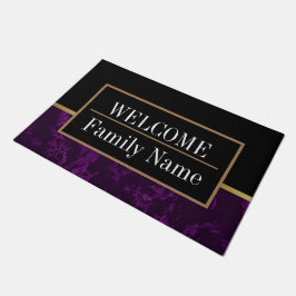 Modernes elegantes Marmorbad Willkommen Fußmatte