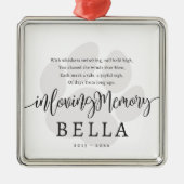 Modernes, elegantes Memorial für einfache, schicke Ornament Aus Metall (Vorne)