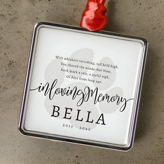 Modernes, elegantes Memorial für einfache, schicke Ornament Aus Metall