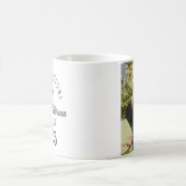 Modernes Elegantes Minimal Dunkelgrau Abschluss Fo Kaffeetasse (Mittel)