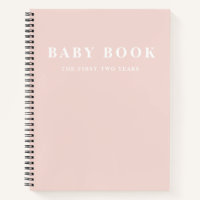 Modernes Elegantes Minimal Pastel Pink Kinderbuch
