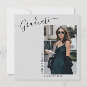 Modernes Elegantes Minimalistisches 1 Foto   Absch Ankündigung