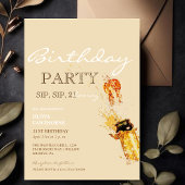 Modernes, elegantes, minimalistisches 21. Geburtst Einladung