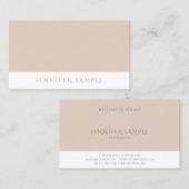 Modernes, elegantes, Minimalistisches Berufliches  Visitenkarte (Vorne/Hinten)