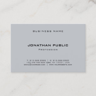 Modernes, elegantes, Minimalistisches Berufliches  Visitenkarte