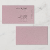 Modernes, elegantes, Minimalistisches Berufliches Visitenkarte (Vorne/Hinten)