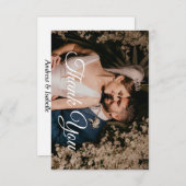 Modernes elegantes Minimalistisches Einfaches Hoch RSVP Karte (Vorne/Hinten)