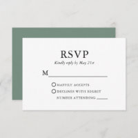 Modernes, elegantes Minimalistisches Hochzeitssage
