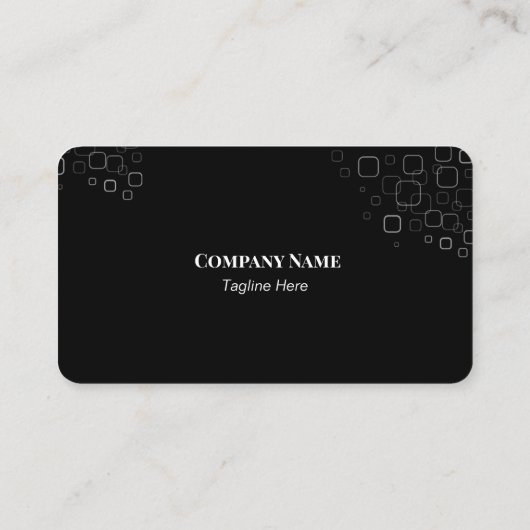 Modernes elegantes Minimalistisches Schlichtes Bus Visitenkarte (Rückseite)