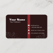 Modernes elegantes Minimalistisches Schlichtes Bus Visitenkarte (Vorderseite)