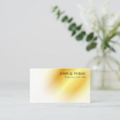 Modernes, elegantes Minimalistisches Template in G Visitenkarte (Stehend Vorderseite)