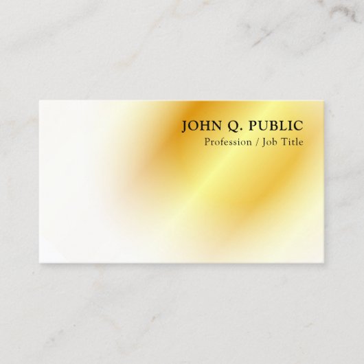 Modernes, elegantes Minimalistisches Template in G Visitenkarte (Vorderseite)