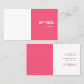 Modernes, elegantes Minimalistisches Template in R Visitenkarte (Vorne/Hinten)