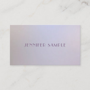 Modernes, elegantes Minimalistisches Template Visitenkarte