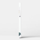 Modernes, elegantes Mit Monogramm Eukalyptus Gold Case-Mate iPhone Hülle (Rückseite / Links)