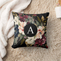Modernes, elegantes Monogramm der Blumen Personali