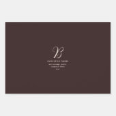 Modernes, elegantes Monogramm für Unternehmensname Geschenkpapier Set (Vorderseite 2)