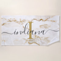 Modernes, elegantes Monogramm-Marmor