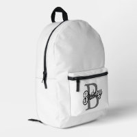 Modernes, elegantes Monogramm Name Schwarz Graue S