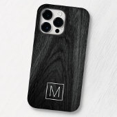 Modernes, elegantes Monogramm-Original aus schwarz Case-Mate iPhone Hülle