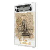 Modernes, elegantes Motivierend Zitat Mini Klemmbrett (Gewinkelt2)