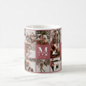 Modernes, elegantes Multi-Foto Collage Niedlich Ke Kaffeetasse (Mittel)