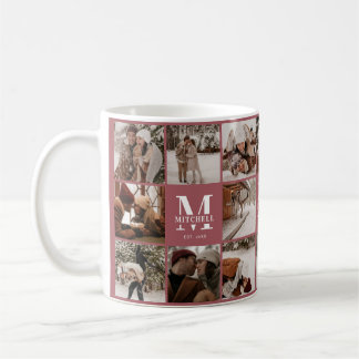 Modernes, elegantes Multi-Foto Collage Niedlich Ke Kaffeetasse