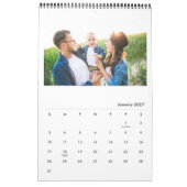 Modernes, elegantes Multi-Foto Kalender (Jan 2027)