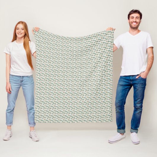 Modernes elegantes Muster Fleecedecke (Beispiel)