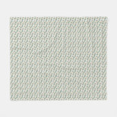 Modernes elegantes Muster Fleecedecke (Vorderseite (Horizontal))