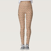 Modernes elegantes Muster Leggings (Vorderseite)