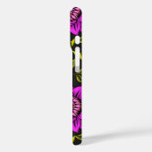 Modernes elegantes Muster-Monogramm Case-Mate iPhone Hülle (Rückseite / Links)