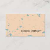 Modernes, elegantes Muster Visitenkarte (Vorderseite)