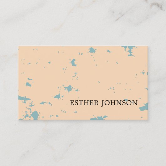 Modernes, elegantes Muster Visitenkarte (Vorderseite)