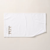 Modernes elegantes, neu aufgestelltes Schwarzes Go Badhandtuch Set (Handtuch)