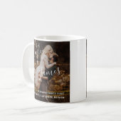 Modernes elegantes, neu gezogenes Foto Kaffeetasse (Vorderseite Links)