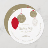 Modernes Elegantes Ornament Einladung (Vorne/Hinten)