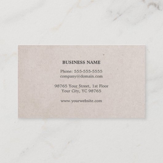 Modernes, elegantes Paper Gray Stripe Consultant Visitenkarte (Rückseite)