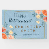 Modernes elegantes Party für Blumenbeete Banner (Horizontal)